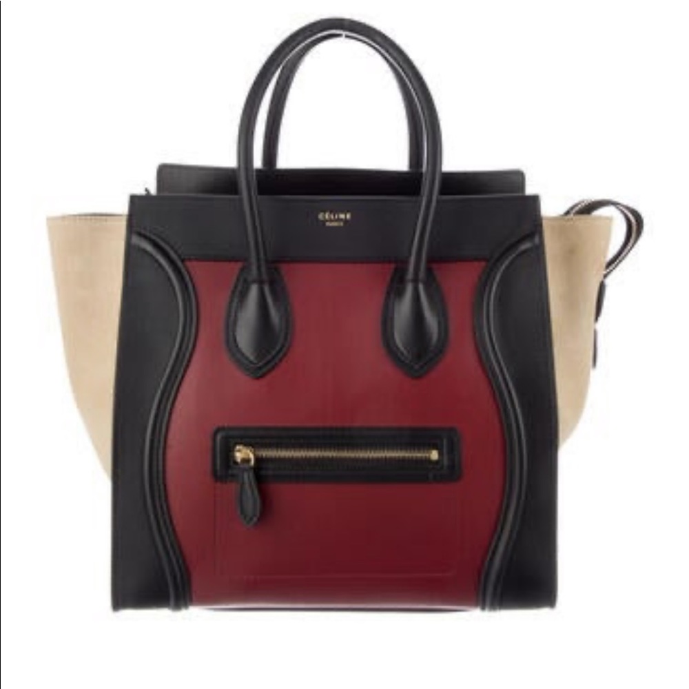 Celine Phantom Mini Tricolor Tote PRISTINE